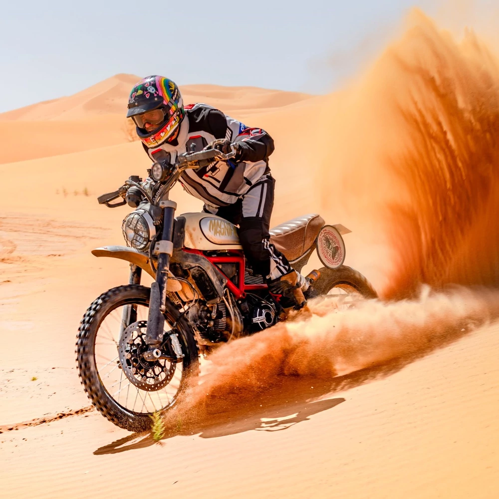 Clover Rally-Pro WP motoros kabát szellőzőkkel és levehető külső karborítással (szürke-kék-piros)