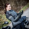 Kép 5/7 - Clover Hyperblade WP Lady sport-túra motoroskabát hölgyeknek (szürke-fluosárga)