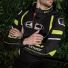 Kép 2/7 - Clover Rainblade-3 vízálló motoros dzseki szellőzőkkel és thermobéléssel (fekete-fluosárga)