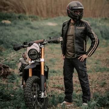 Rebel-2 bőrdzseki + Cargo Pro farmernadrág