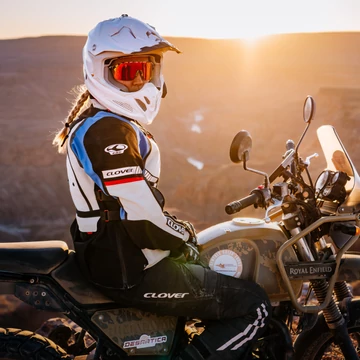 Clover GTS-5 Lady háromrétegű túramotoros kabát hölgyeknek (szürke-kék)